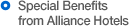 Special Benefits from Alliance Hotels
