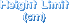 Height Limit(cm)