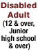 Disabled Adult
