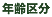 年齢区分