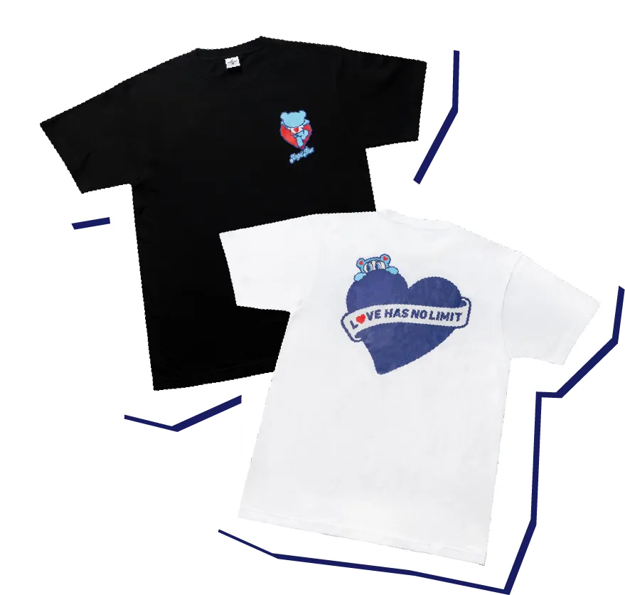 Tシャツ(White/Black) イメージ