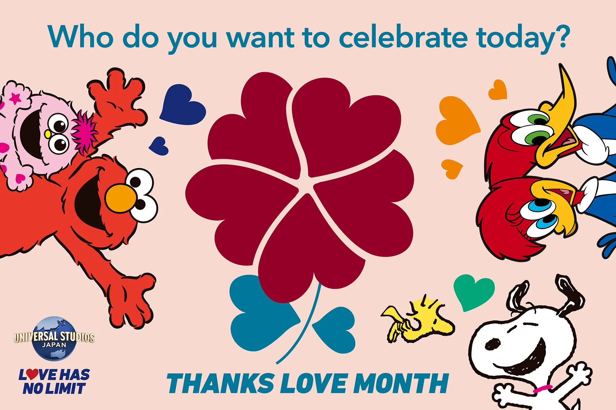Who do you want to celebrate today?  THANKS LOVE MONTH