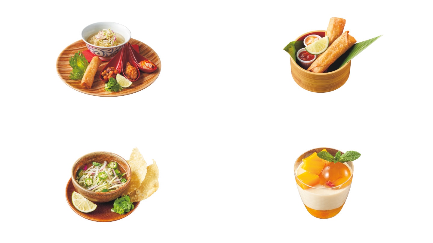 【植物由来の原材料を使用したメニュー】のイメージ