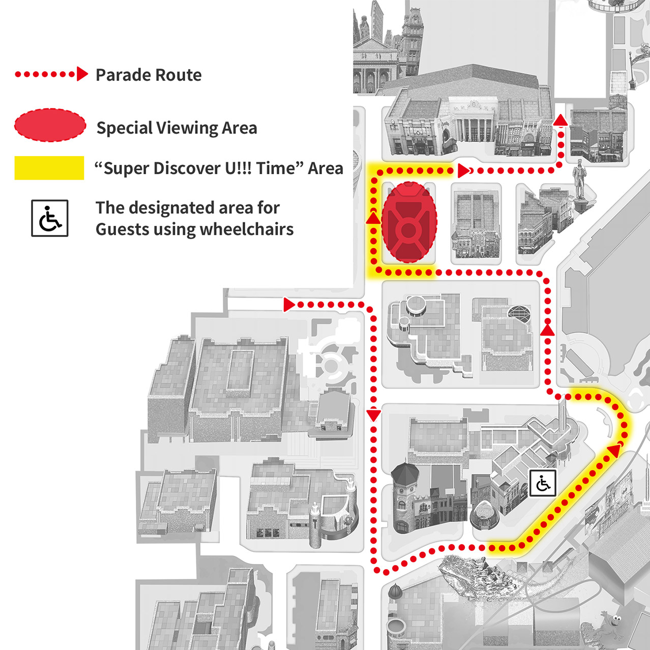 Parade route