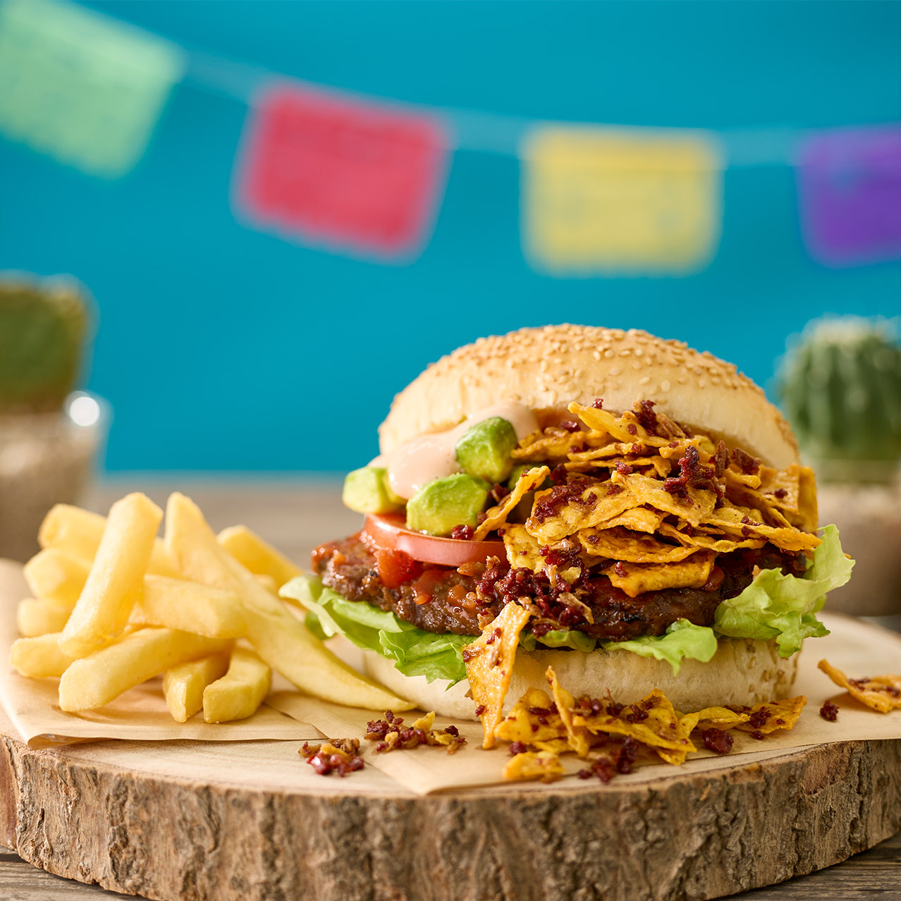 Crunchy Taco Burger Meal