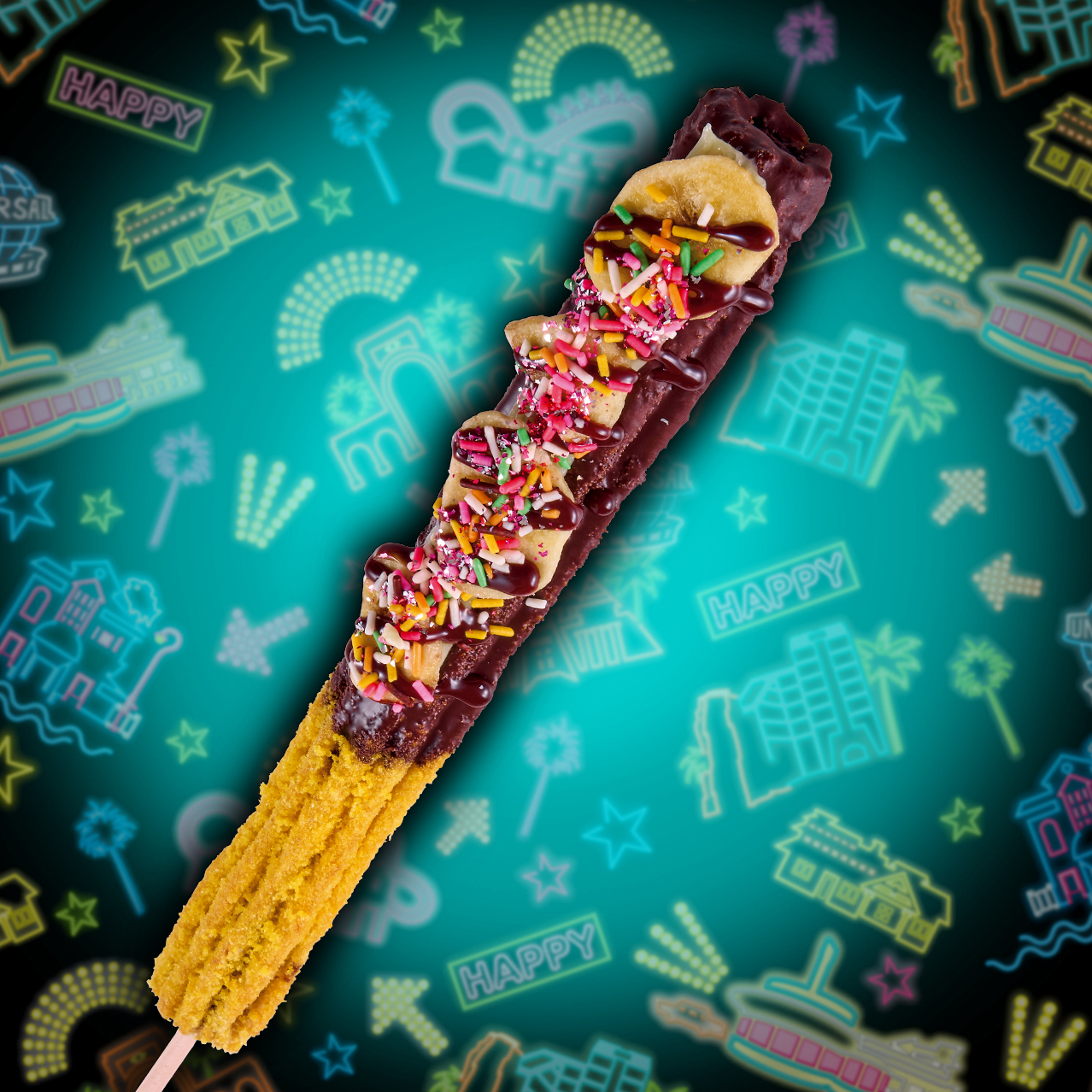 Extreme!! Choco Banana Churritos