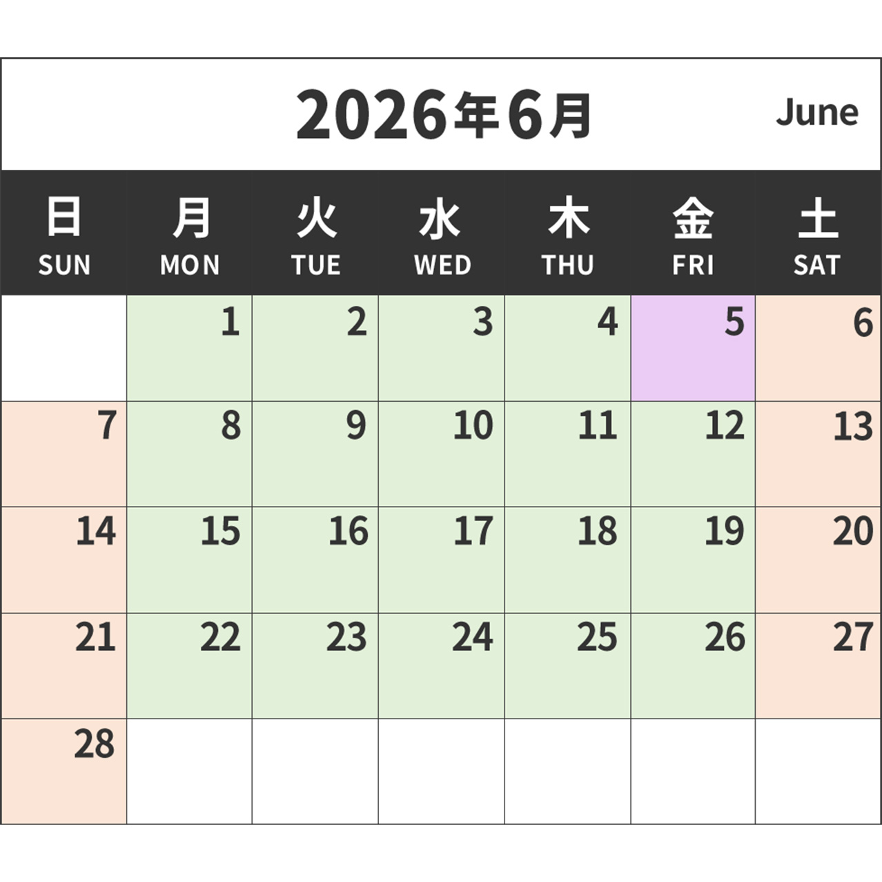 June