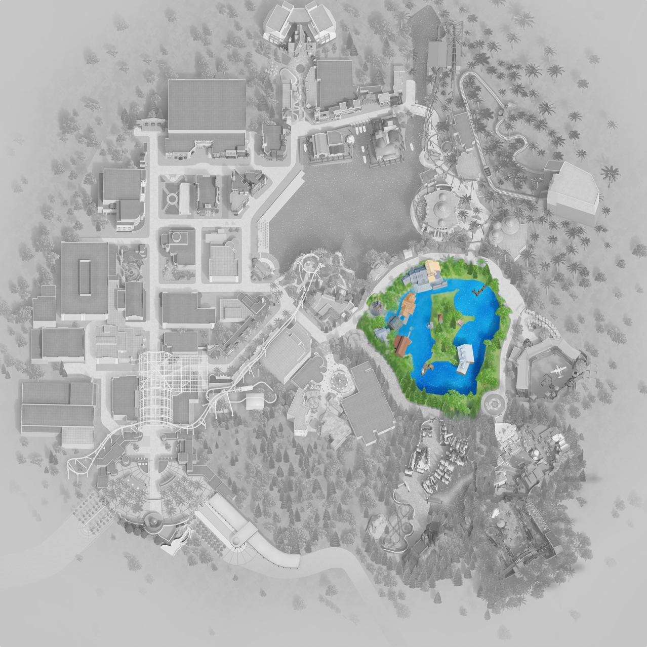 Amity Village Map