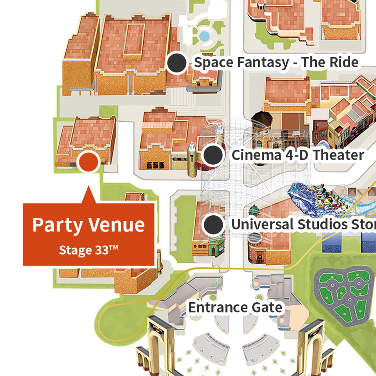 Party Venue Map