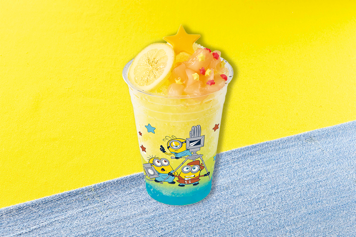 Movie Star Minion Frappe ― Peach & Lemon