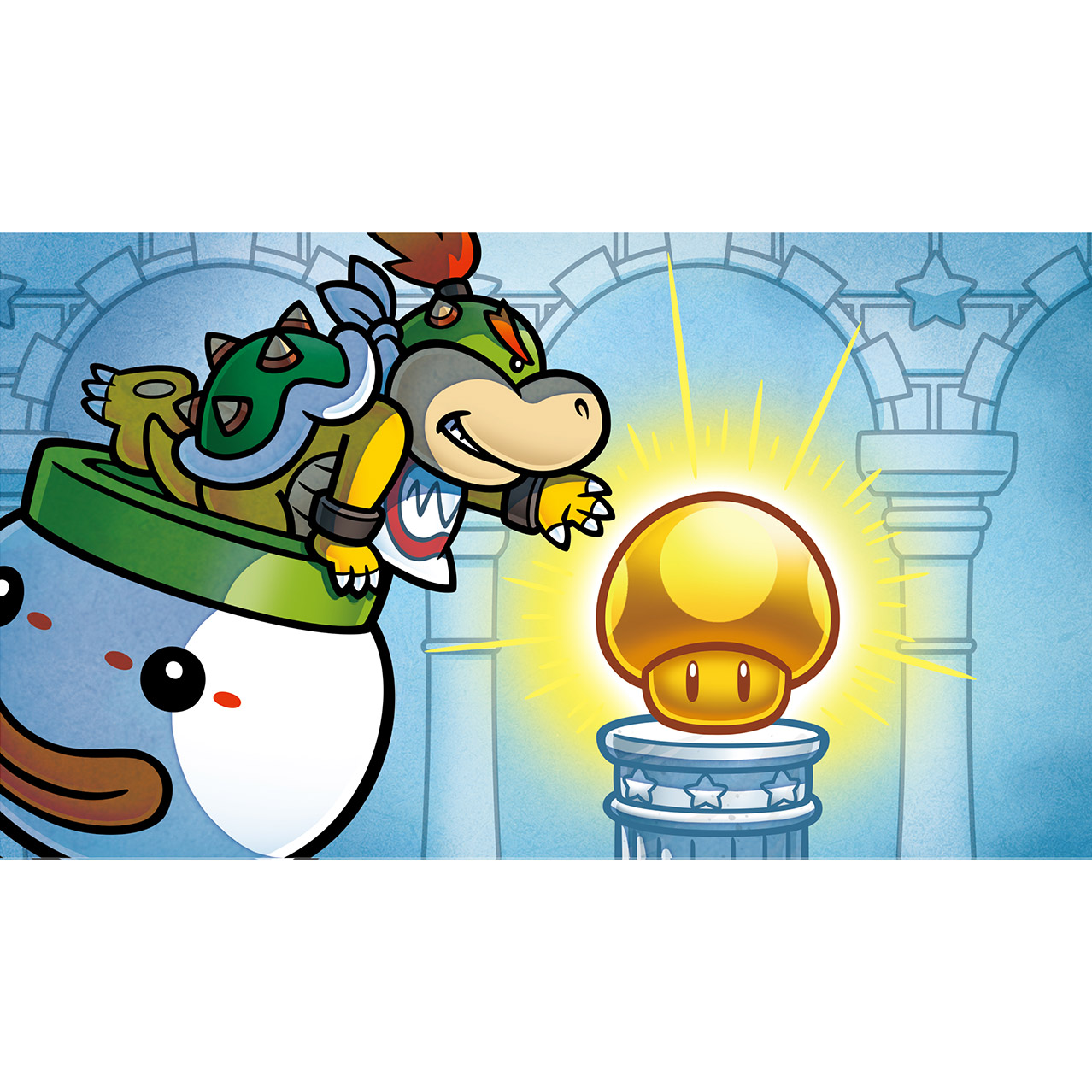 1. Bowser Jr. stole the Golden Mushroom!