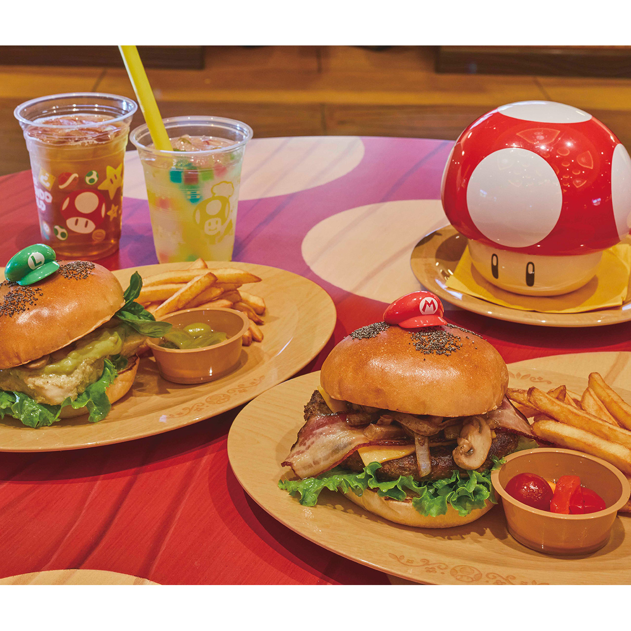 Photo featuring items from the menu at Kinopio's Café™