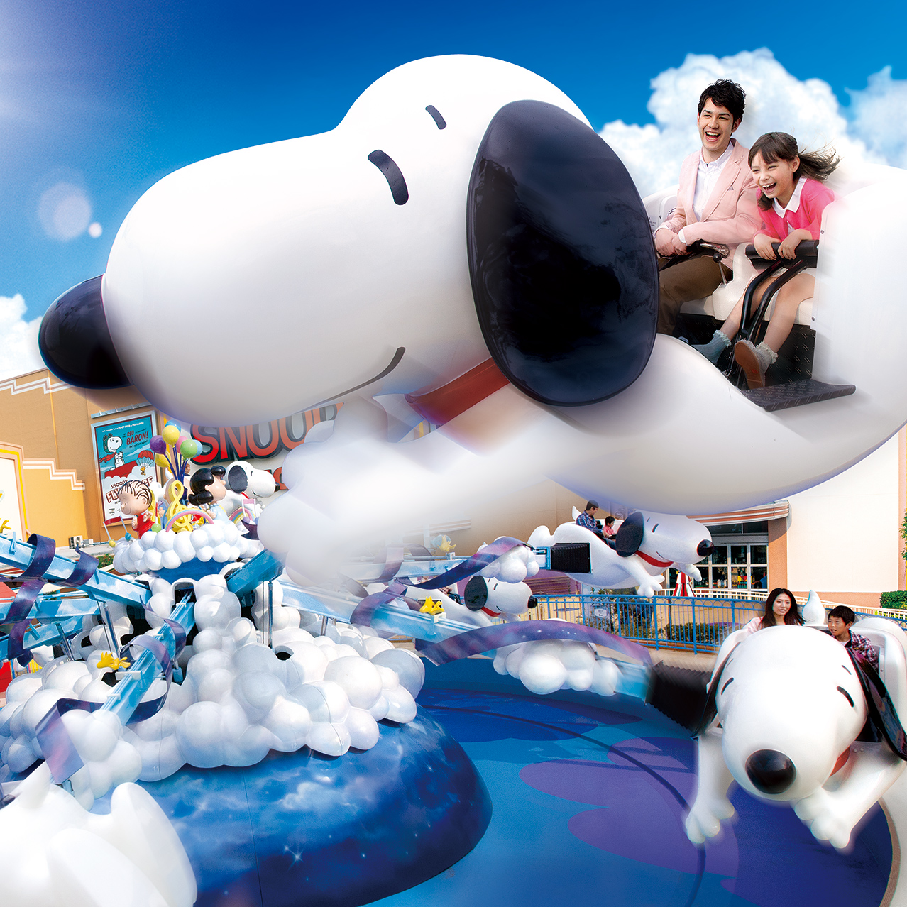 スヌーピー　ユニバーサルスタジオ The Flying Snoopy | Universal Studios Japan | USJ