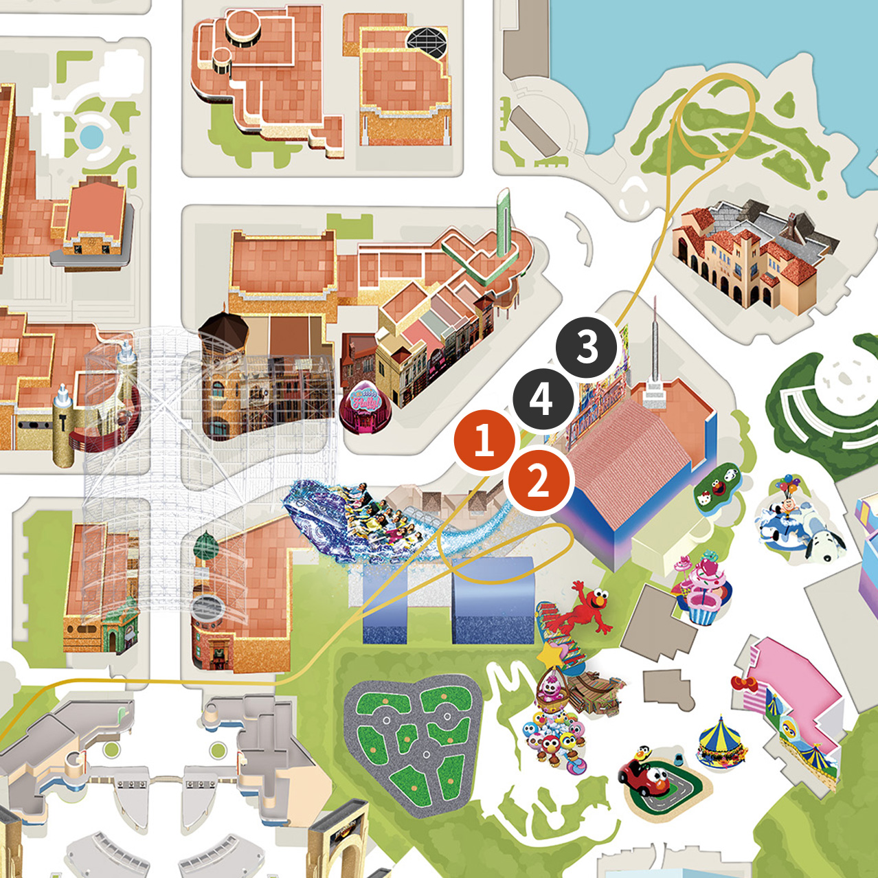 Wicked: For Good Celebration Map