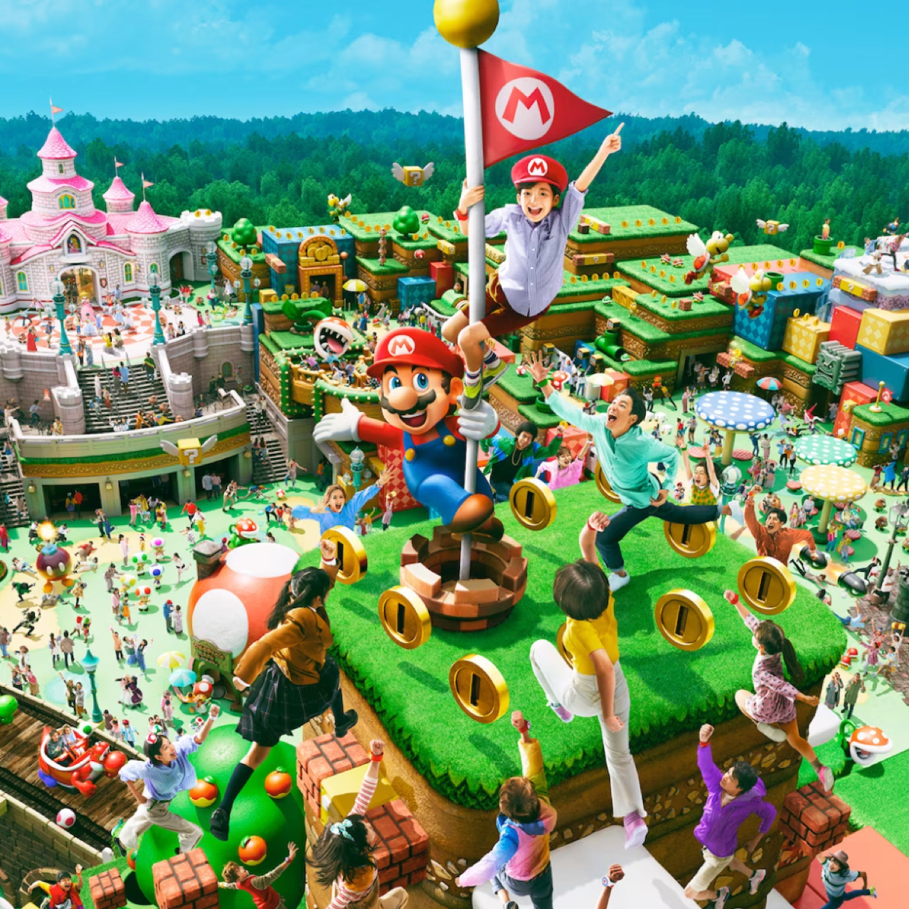 スーパーマリオ ユニバーサル・スタジオ ニンテンドーワールドグッズ4点セット スーパー・ニンテンドー・ワールド™ 攻略ガイド（基礎編） フード