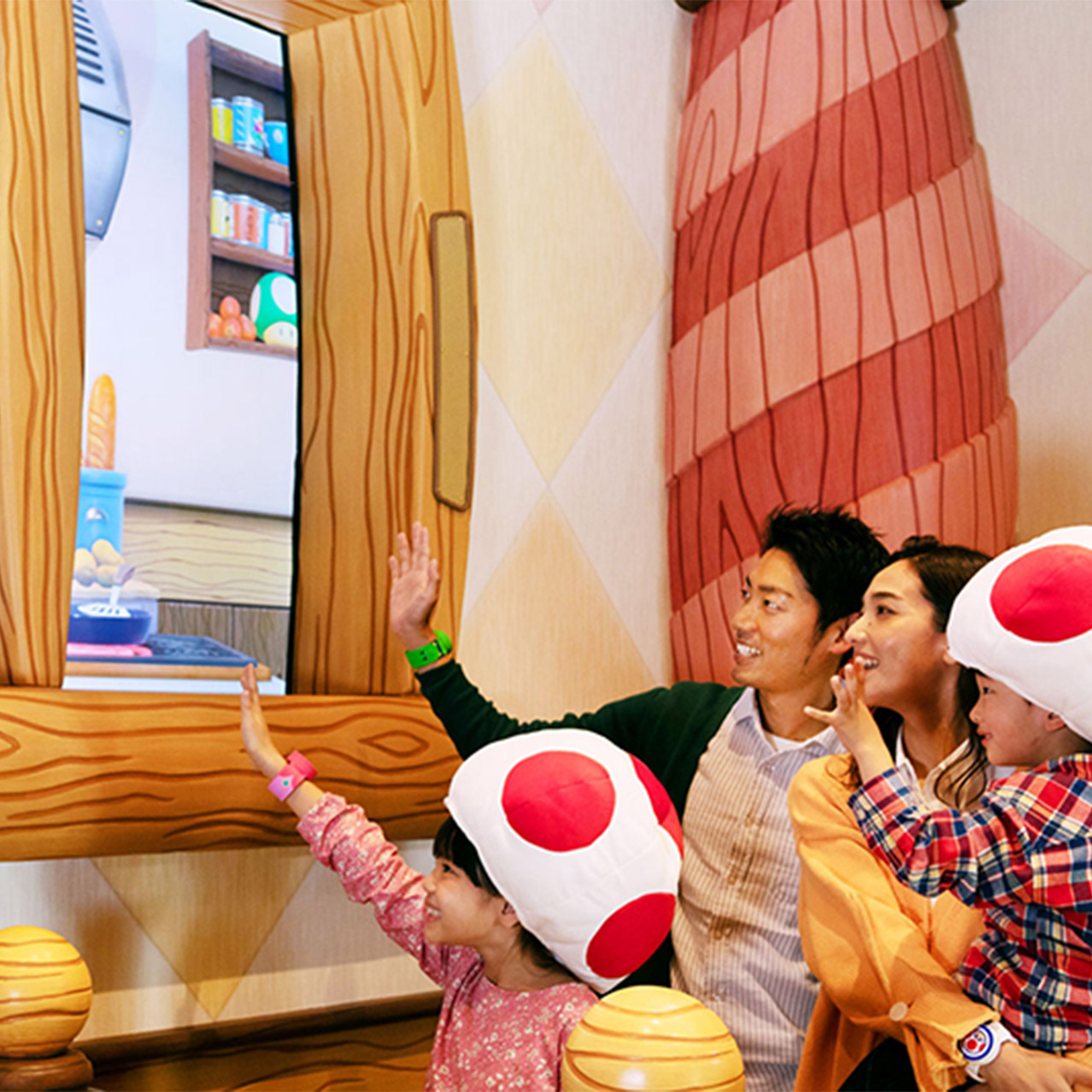 店内に入るとシェフキノピオがお出迎え♪