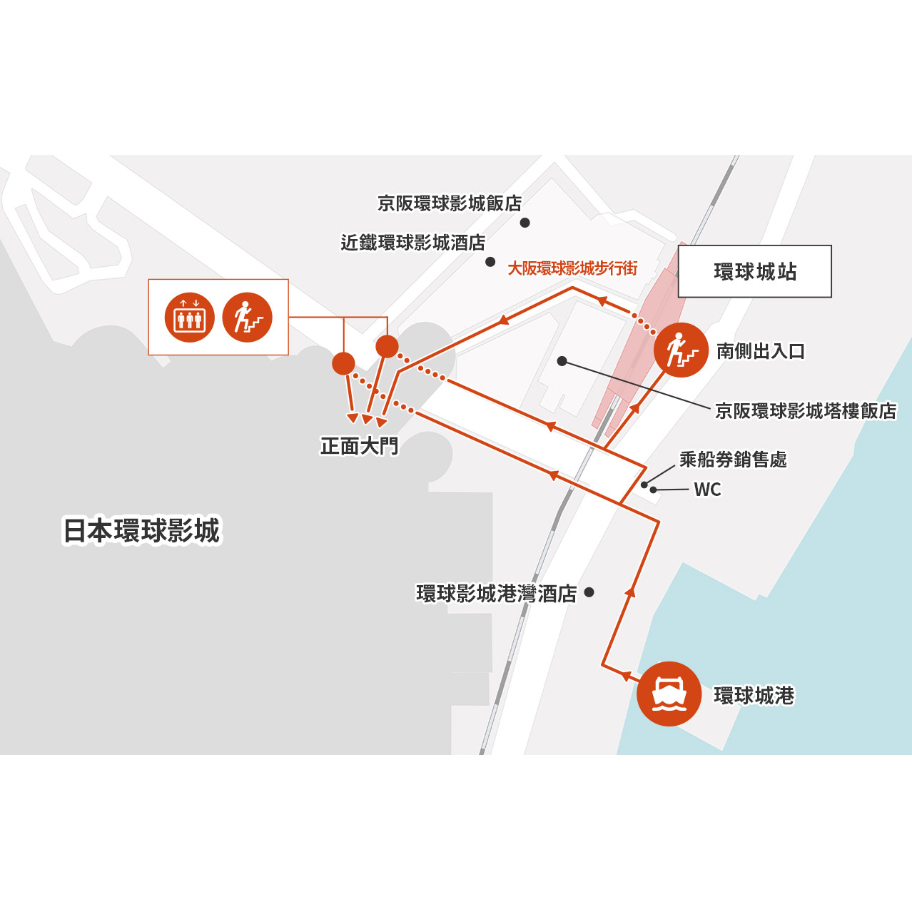 從環球城港到日本環球影城的交通方式