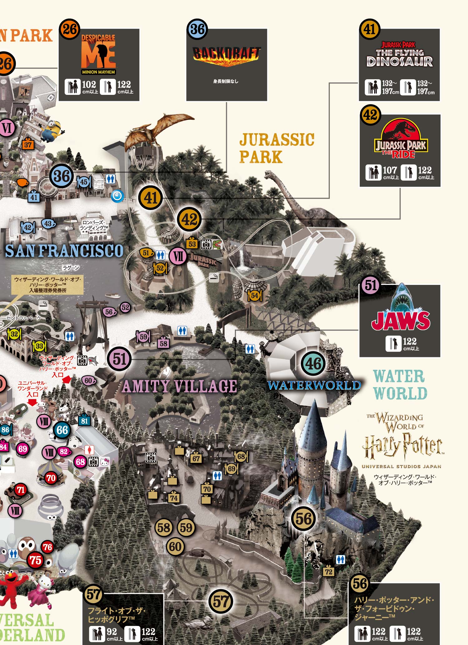 Studio Map｜Universal Studios Japan | USJ