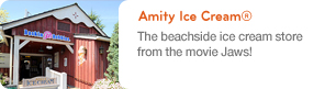Amity Ice Cream®, The beachside ice cream store from the movie Jaws!