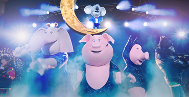 USJのアニメから飛び出したリアルなシアター・ライブ・ショー「SING」