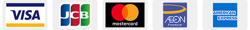 VISA／JCB／Mastercard／イオンカード／American Express