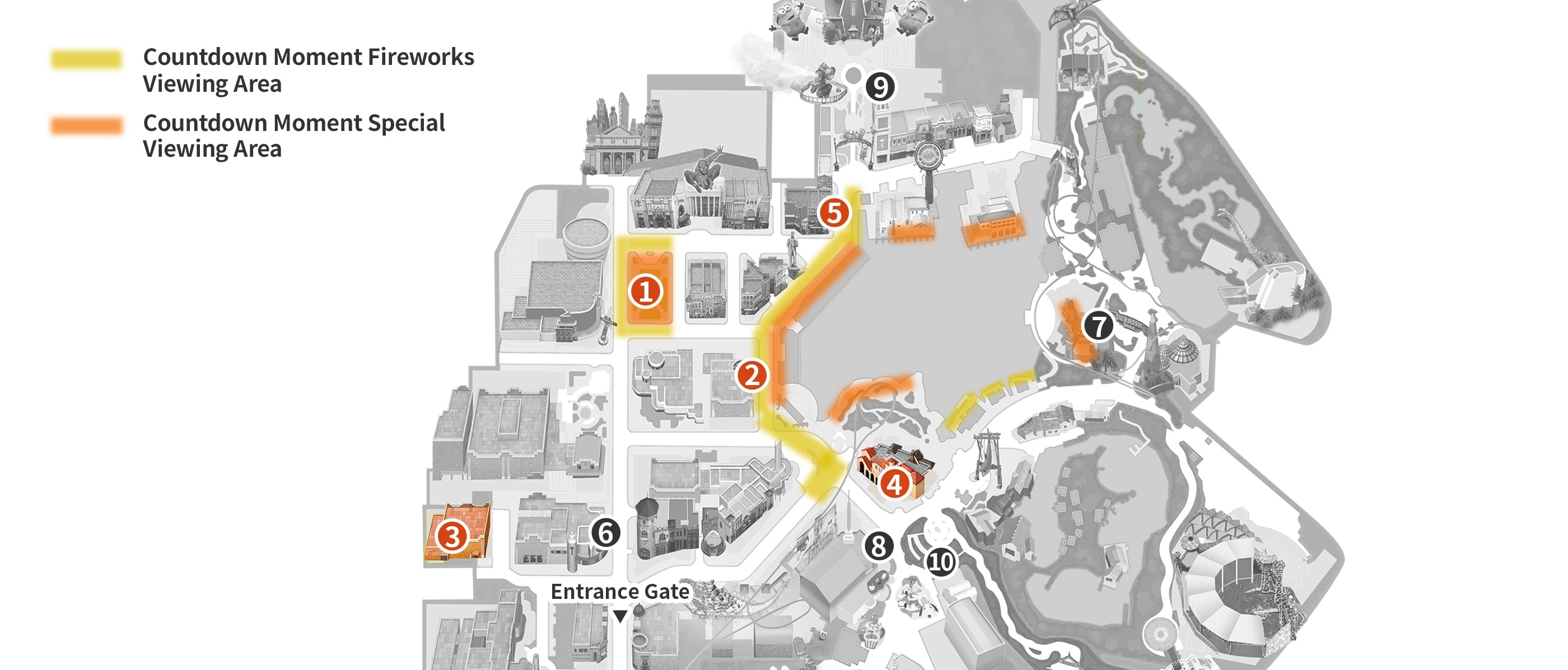 Universal Studios Map 2024 Fall Semester 2024