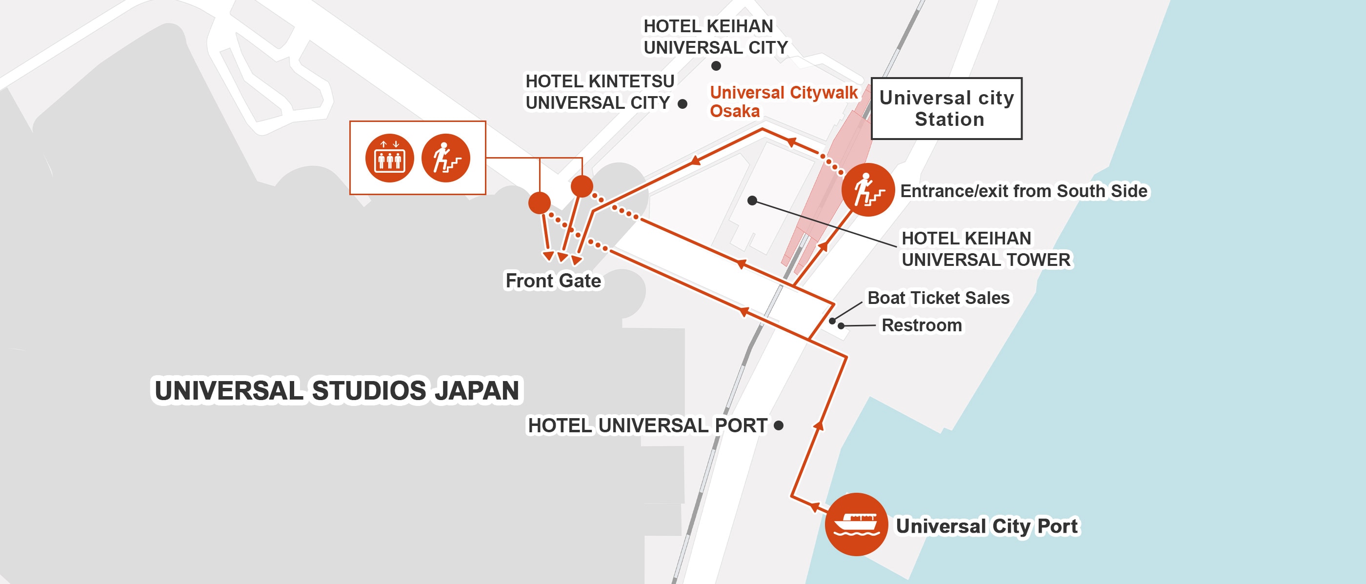 Transportation Access Universal Studios Japan Usj