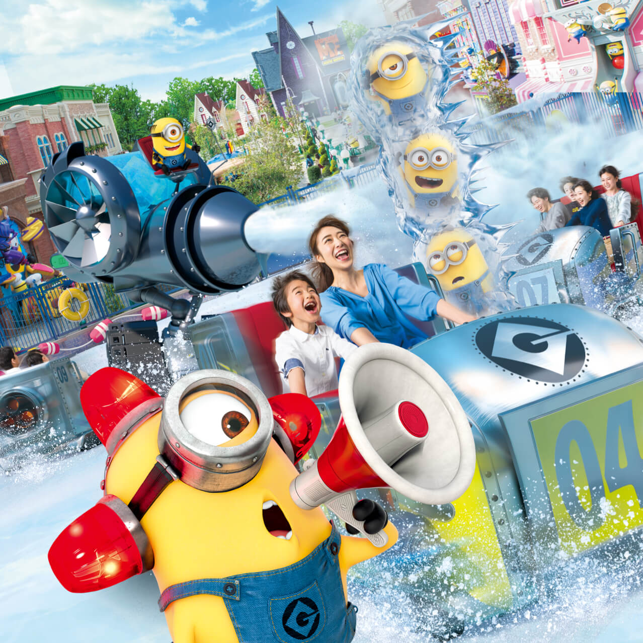 Freeze Ray Sliders | Universal Studios Japan | USJ