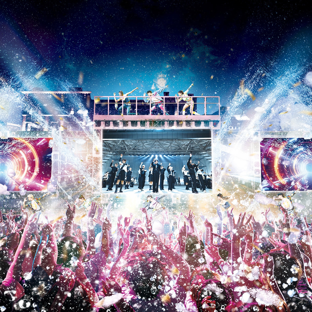 ユニバ限定 HYBE サマーDANCEnight Tシャツ FREEサイズ 黒 NO LIMIT! SUMMER DANCE NIGHTS with HYBE JAPAN | Universal