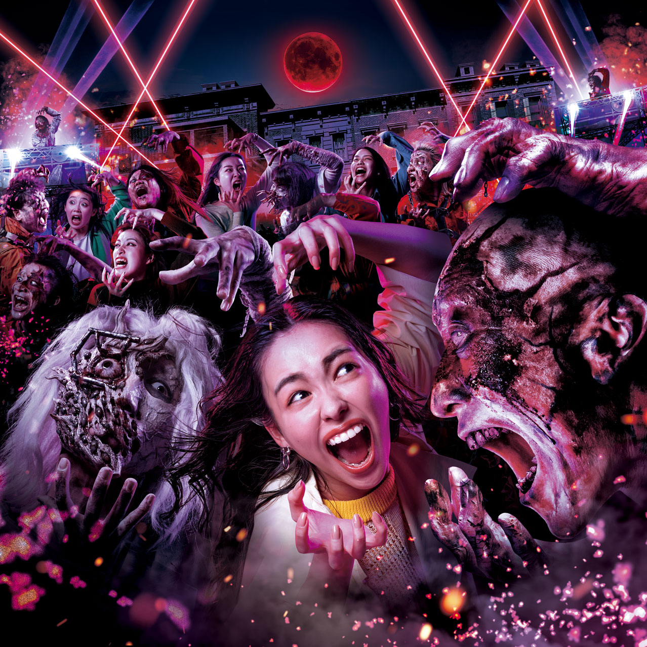 スヌーピー　フランケンシュタイン　USJ ホラーナイト スヌーピー フランケンシュタイン USJ ホラーナイト