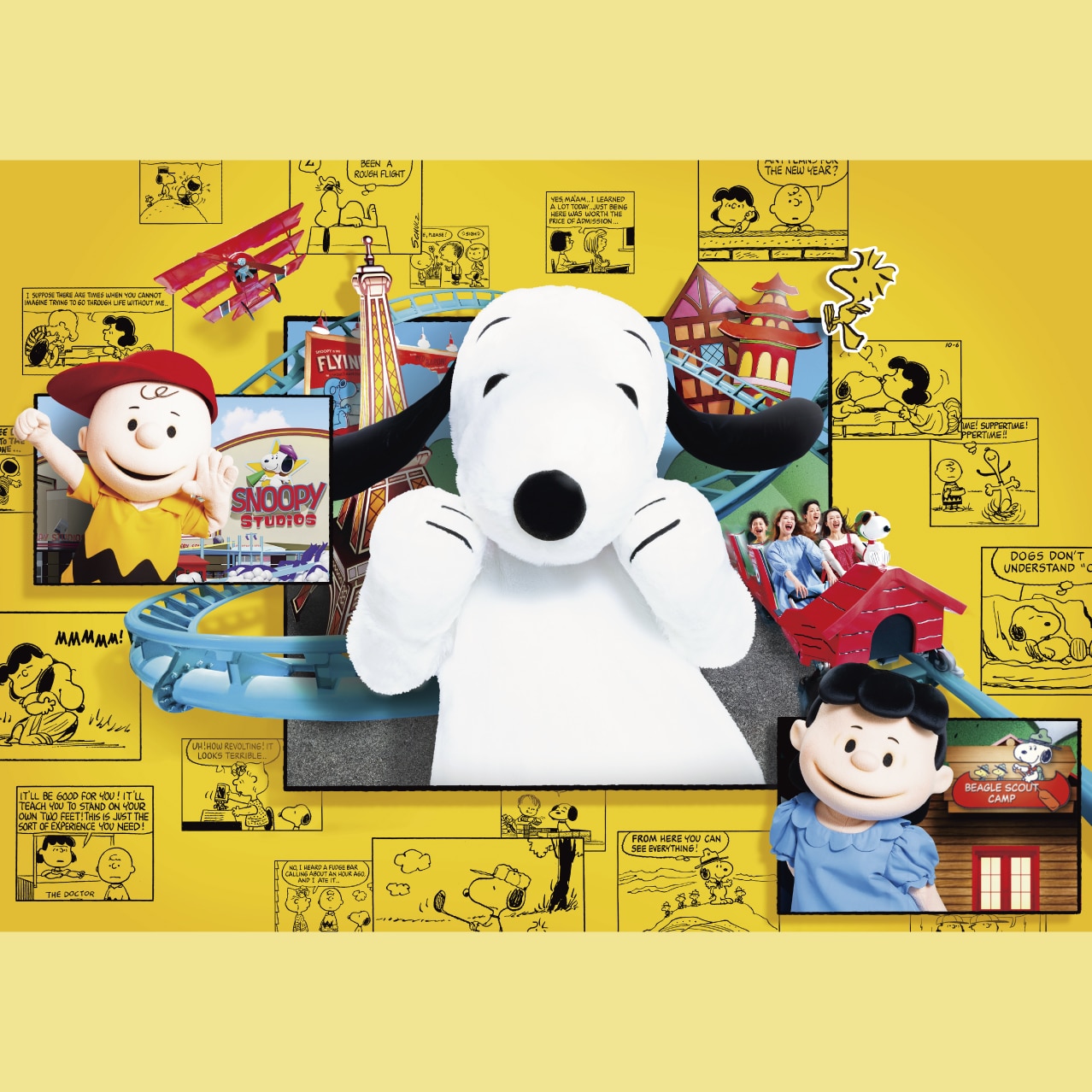 USJ ユニバ限定　スヌーピーPEANUTS ダウンジャケット 超スヌーピー・フェスタ ～ピーナッツ 75周年アニバーサリー