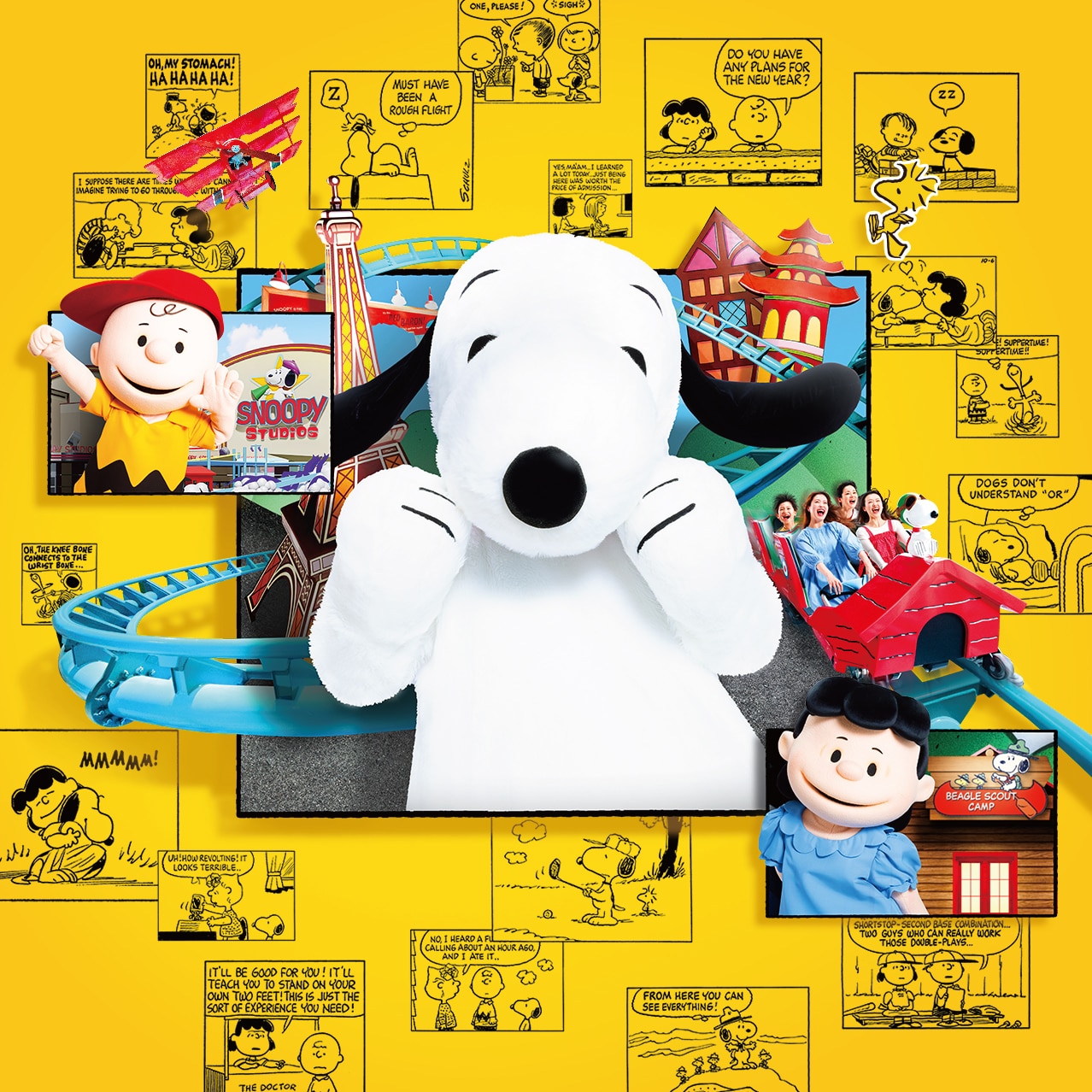 USJ ユニバ限定　スヌーピーPEANUTS ダウンジャケット USJ ユニバ限定 スヌーピーPEANUTS ダウンジャケット