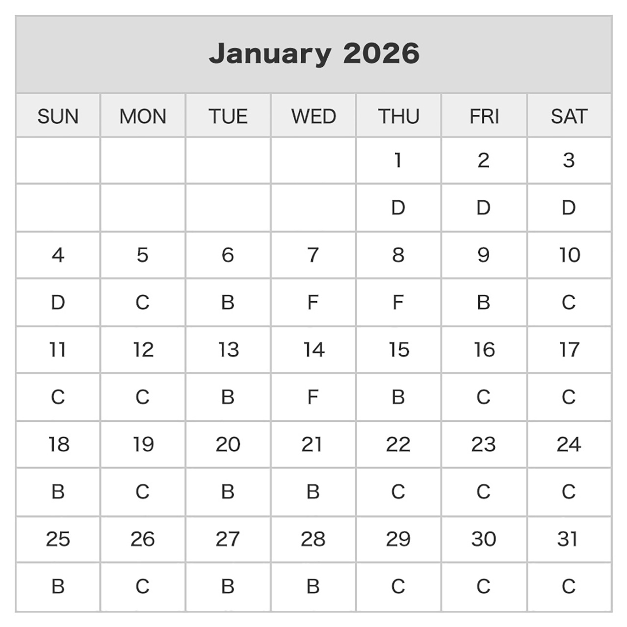 Studio Pass Price Calendar｜ユニバーサル・スタジオ・ジャパン