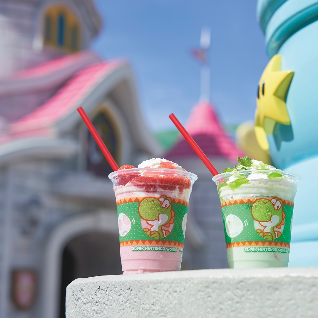 USJ マリオ　ヨッシー　ドリンクボトル　2個 USJ マリオ ヨッシー ドリンクボトル 2個の通販 by ツインズshop