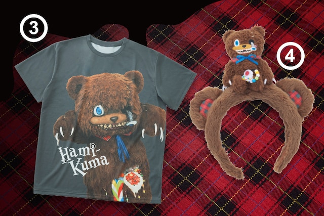 【3】Tシャツ【4】カチューシャ