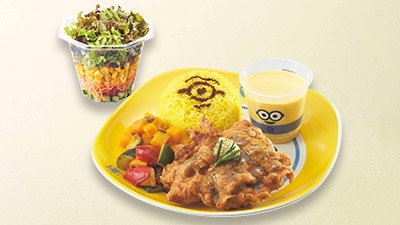 快樂咖啡廳小小兵炸雞餐